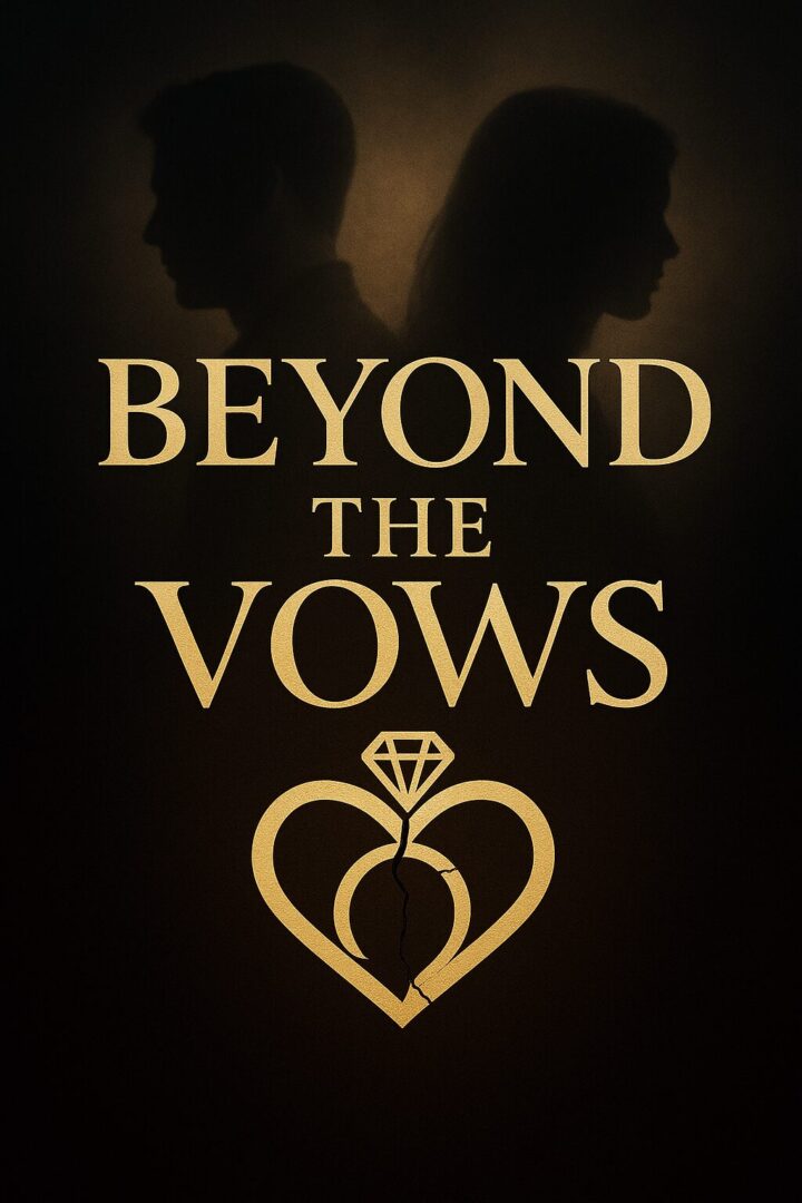 Elegant logo for Beyond The Vows featuring intertwined rings and diamond.